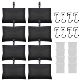 Boat Cover Sand Bags Weights, Weighted Bags Fit for Boat Mooring Covers Car RV Cover, 900D Marine Grade Sand Bags for Weight, Windproof Weighted Sandbags Tarp Weights & Tarp Clip Boating Accessories