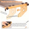 Cat Window Perch - Drill-Free Adjustable Sill Hammock, Sturdy Wood