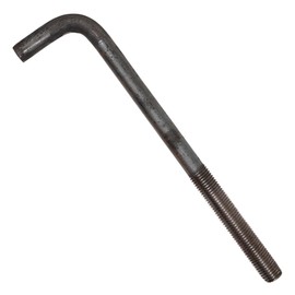 1"-8 x 16" L-Bolt Concrete Anchor Bolt - Plain Finish by Conquest Fasteners