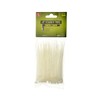 SE 4" White Cable Ties with 18-lb. Tensile Strength (100