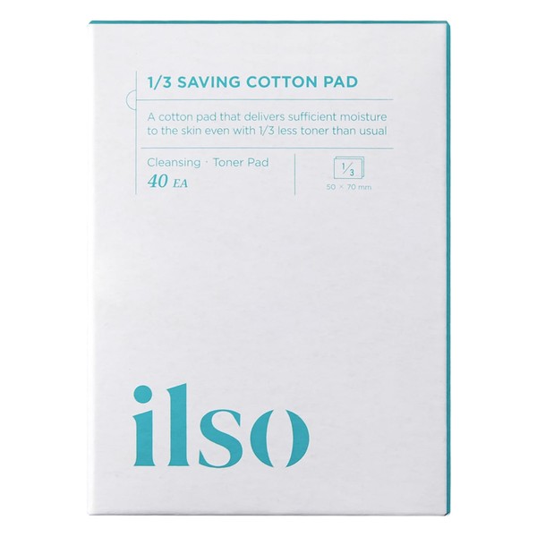 ilso ILSO 1/3 Saving Cotton Pad, Thin Layer Perfect for