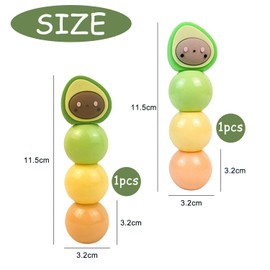 2 Pieces Mini Pens, Avocado Pens, Student Markers, Cartoon Cute Colouring Pens, Quick Drying Soft Pens