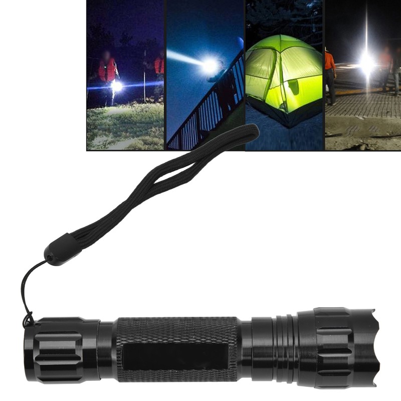 T6 LED Flashlight 5 Mode IPX5 Waterproof Flashlight Emergency Camping