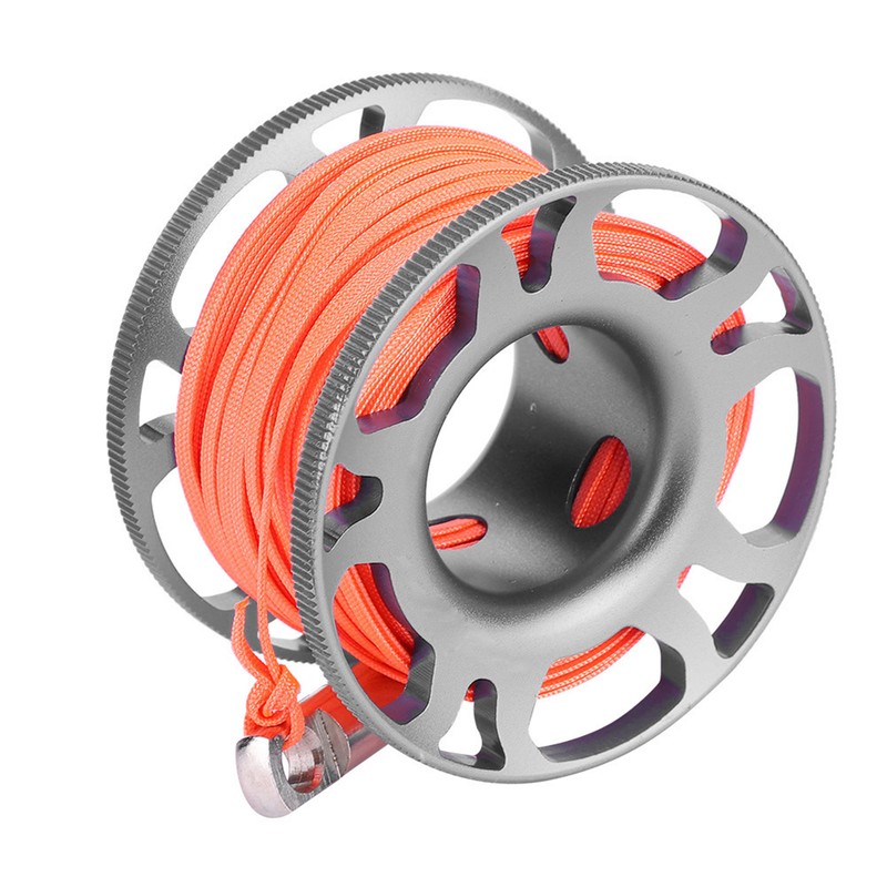 KEEP DIVING Aviation Aluminum Finger Reel Clip Scuba Diving Tech Spool