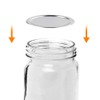 Stainless Steel SplitType Mini Glass Jar Lids Container Sealing Cover