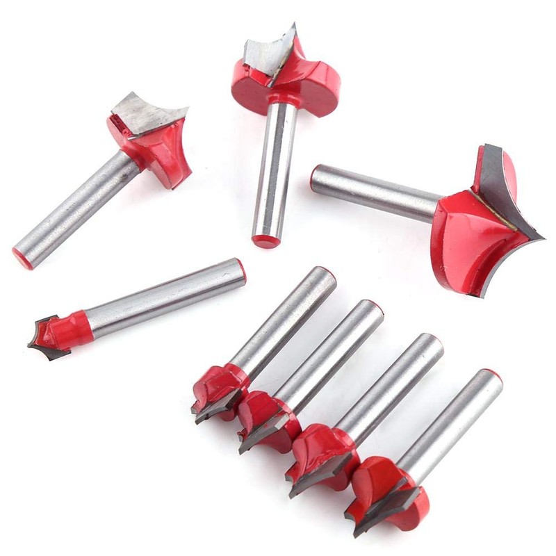 V-Groove Router Bit Set, Akozon V-Nut Milling Cutter 6 mm