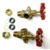 Steamer Sight Glass Water Gauge Valve Set for 5/8" Diameter