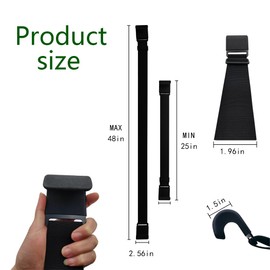 2pcs Metal Double Claw Trash Can Lock Strap for Animals,trash can straps for raccoons,Adjustable Raccoon Proof Lid Lock with Bungee Cord, Bear Proof Security Straps for Outdoor Garbage Cans