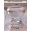 Dr.Jim Glass Eye Wash Cup for Eye Rinse,Cleansing with Storage