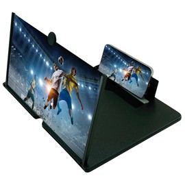 PEARL 16" Bildschirm-Lupe (40,6cm) zum Vergrößern von Handy-Display, schwarz