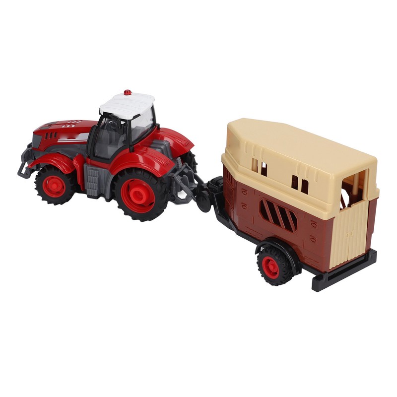 RC Farm Tractor Toy Educational Rechargeable Remote Control Electronic Farm