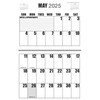 Large Print Wall Calendar 2025 Letter Size