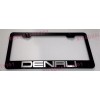 Unbranded GMC Denali Stainless Steel Black Finished License Plate Frame
