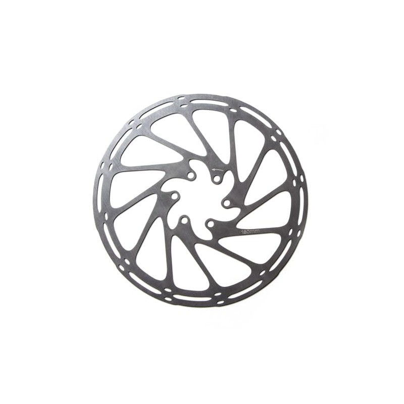 Clarks Cycle Systems Z8 Steel 6-Bolt Disc Brake Rotor, Silver,