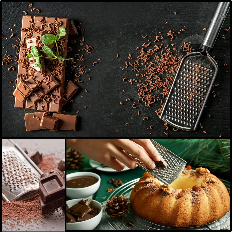 Stainless Steel Grater Fine Grater for Kitchen with Handle Shredder