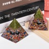 Nupuyai Crystal Energy Pyramid Tree of Life Healing Stone Pyramid