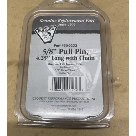 Bulldog 500232, 5/8'' Pull Pin , 4.25'' Long With Chain