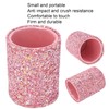 Makeup Brush Holder, Large Capacity Round Handcrafted Cosmetics Brushes Storage