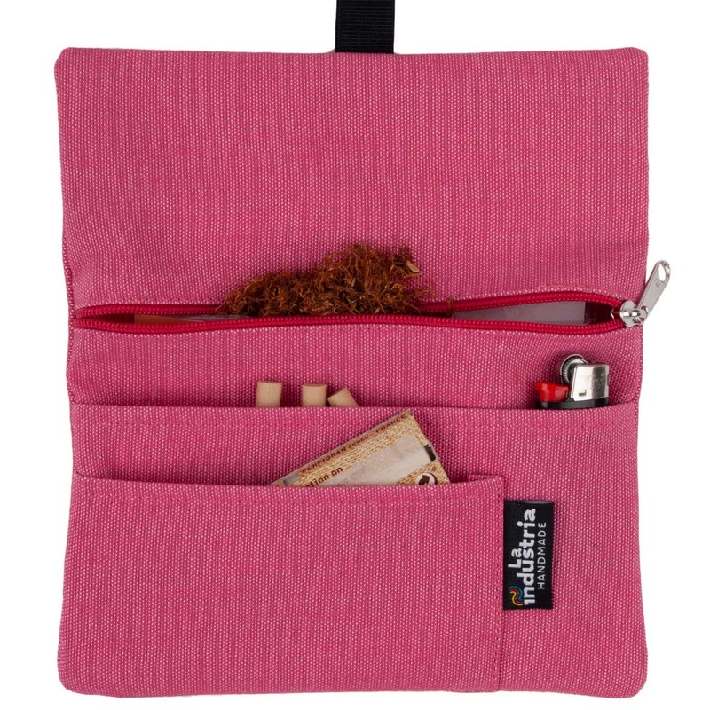 Tabaktasche für 30-50g 'Vulcano' - Wasserabweisender Tabakbeutel für Drehtabak mit