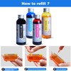 YUFAltrinx Ink Refill Bottles Use for WF3540 WF3520 WF3640 WF3620