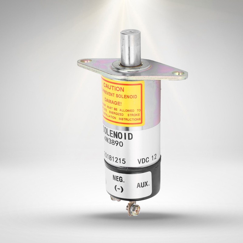 Fuel Shut Off Solenoid Valve DC12V Excavator Stop Oil Electric