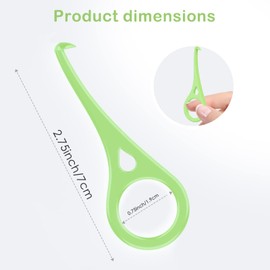 ARGOMAX - Aligner Removal Tool, 5 Invisible Braces Removal Tools, Retainer Remover Tool, Suitable for Removing Braces, Trays, Retainers, Dentures and Aligners(Green).