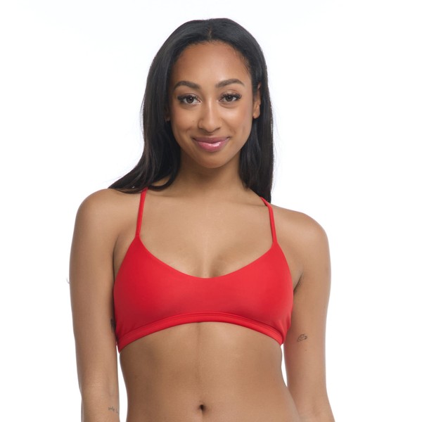 Body Glove Women's Standard Smoothies Ruth Solid Fixed Triangle Bikini