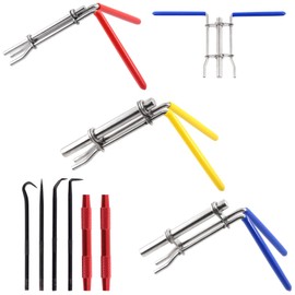 Swpeet 5Pcs Hydraulic Seal Installation Tool Hydraulic Cylinder Piston Repair Seal Tools U-Cup Rod Seal Twister Installation Tool with Pick and Hook Kit O-Rings Install Tool Set for Automotive（S/M/L）