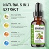 Soursop Multivitamin Liquid Drops, Bitters Liquid, Organic Soursop Leaf Extract