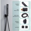 RTOBWEYE 8 Inch Shower Faucet Set, Ceiling Mounted Rainfall Shower