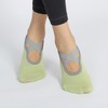 Women's Professional Non-slip Pilates Yoga Socks for Beginners - Indoor Spring-Summer Use Size/Light Blue 20ea