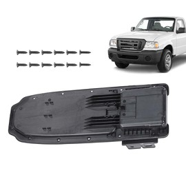 ALLGOOD Center Console Lid Compatible with Ford Ranger 2004-2011(with Full Center Console Center Armrest Repair Kit) Black 3L5Z10047A20AAB