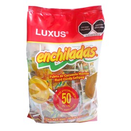 Luxus Paleta Caramelo Enchilada 50 Piezas