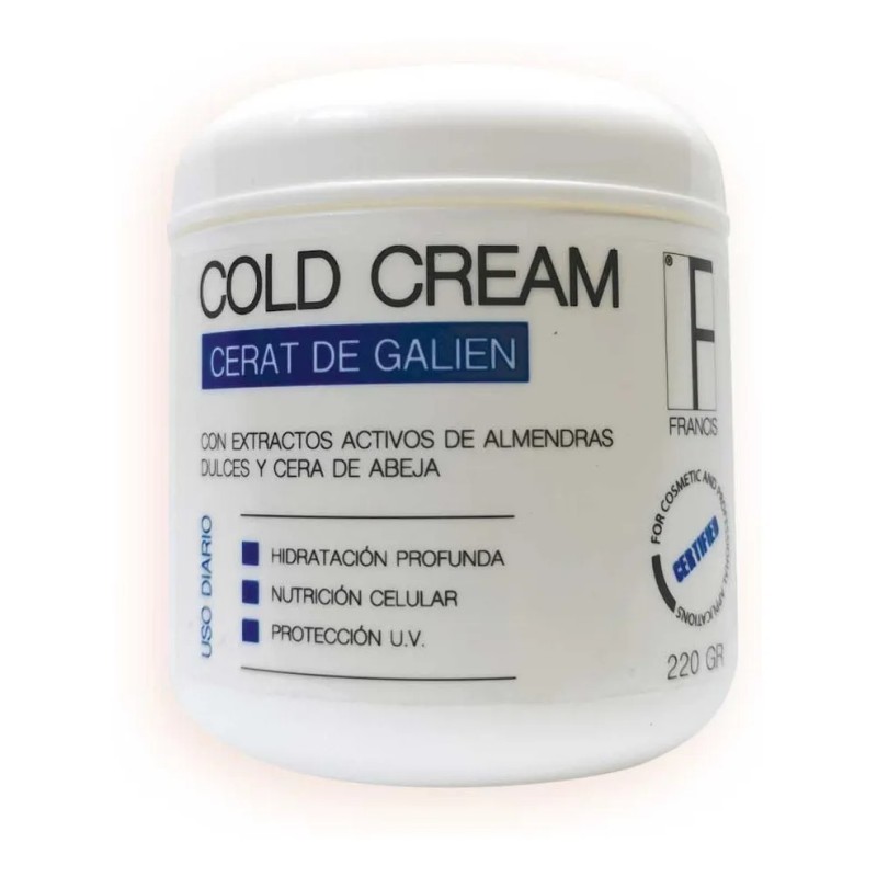 2 Pack Crema Facial Cold Cream De Almendras Y Cera