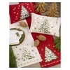 Occasion Gallery Red Christmas Tree Holiday Table Runner 13" X