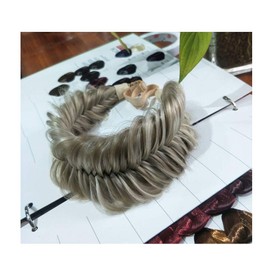 TOECWEGR Wide Fishtail 9 Strands Synthetic Braid Hair Band Thick Fluffy Elastic Shape Women's Beauty Accessories Headband (61315)