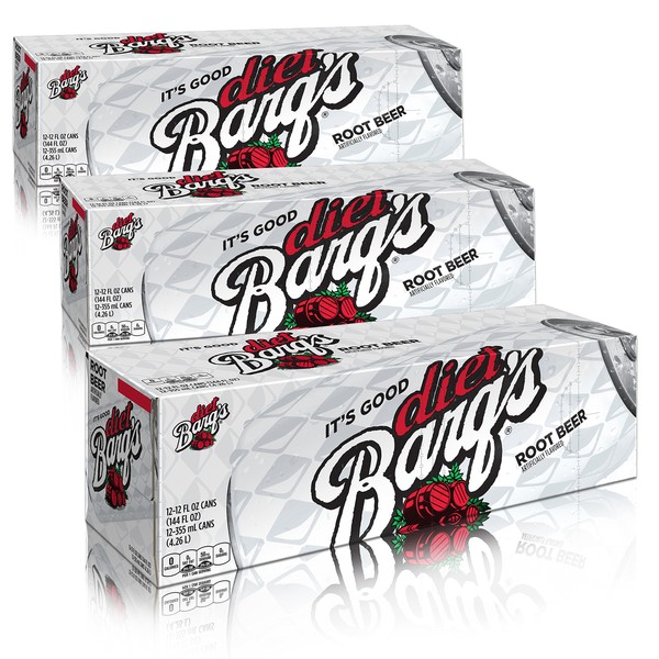 Diet Barq's Fridge Pack Bundle, 12 fl oz, 36 Pack