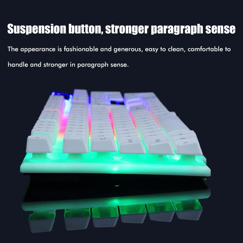 USB Gaming Keyboard and USB Mouse Combo LED Backlit Keyboard