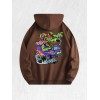Rat Fink Graphic Hoodie 100% Cotton US Warehouse 7 ColorsColor: