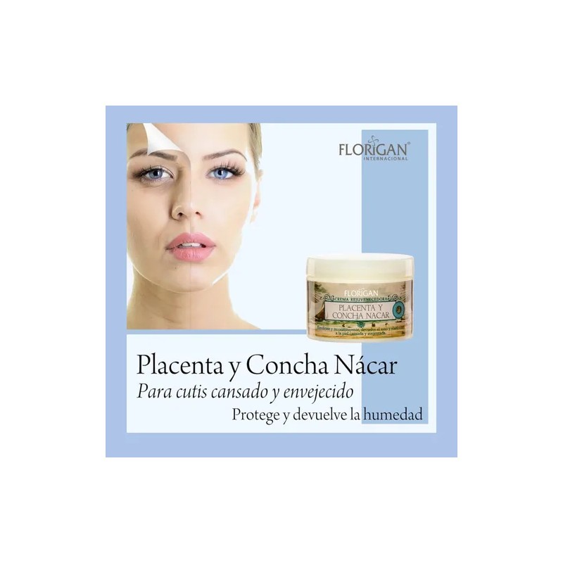Crema Antiarruga Colageno + Rejuvenecedora Placenta Florigan