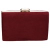 SwankySwans Women's Surrey Clutch Bag, Burgundy