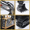 kolegend Remote Control Excavator Toy 16 Inch, 9 Channel RC