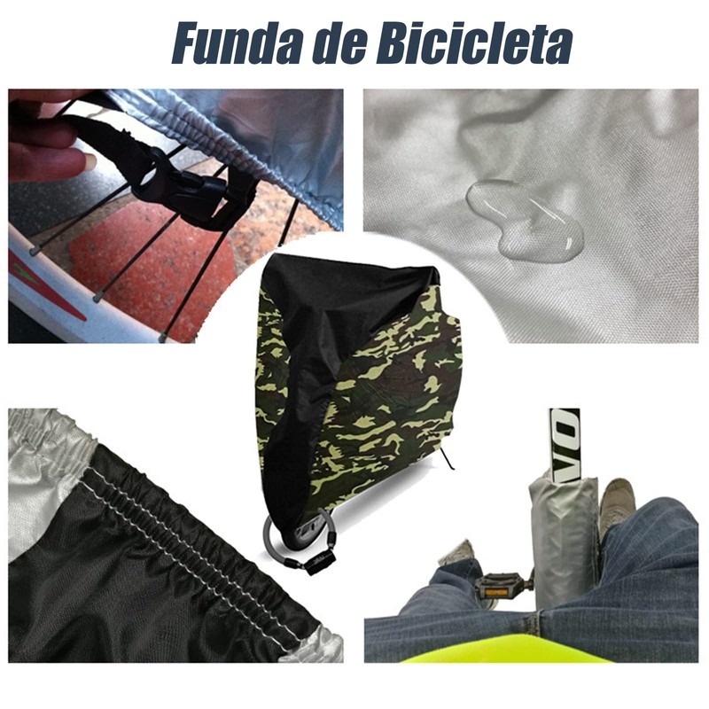 Funda de Bicicleta, Funda para Bicicleta Impermeable, Prueba de Polvo