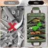 Tool Roll Up Bag, Tool Organizer Bag Tool Roll Up