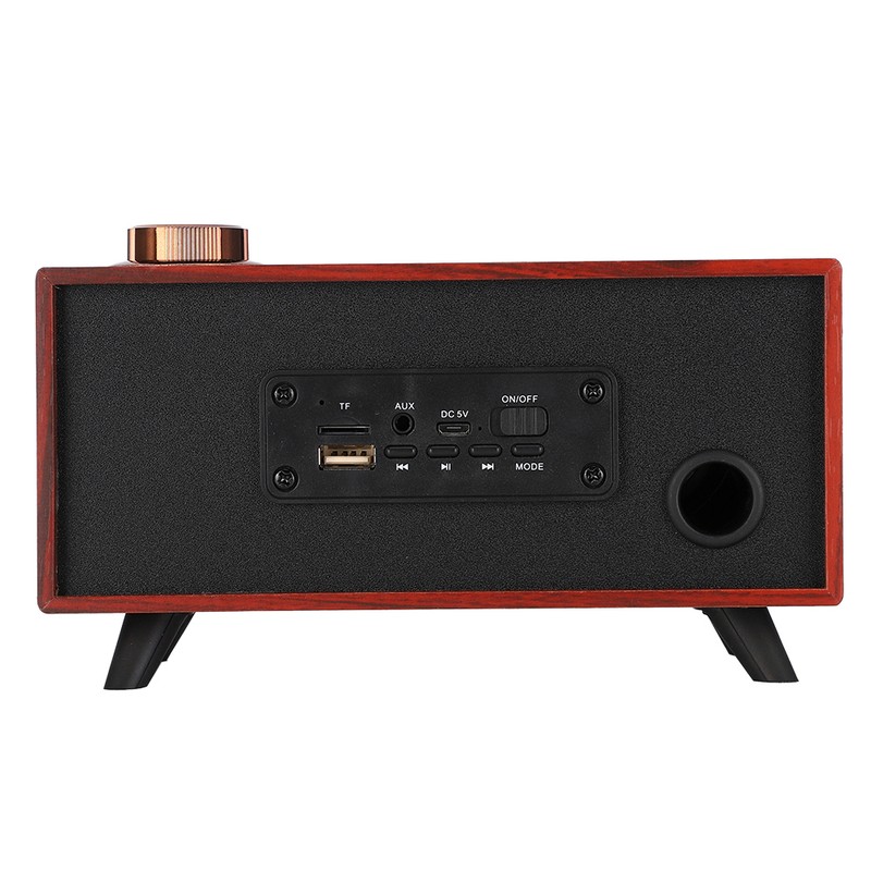 FT-3008 Retro Wooden Mini Bluetooth Speaker Wireless HIFI Stereo Player