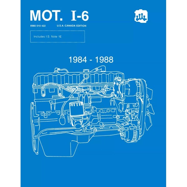 1984 - 1988 Jeep MOT I-6 Engine Service Manual