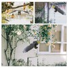 STOBAZA Owl Decoy, Lifelike Flying Hawk Decoy with Hanging Strings,