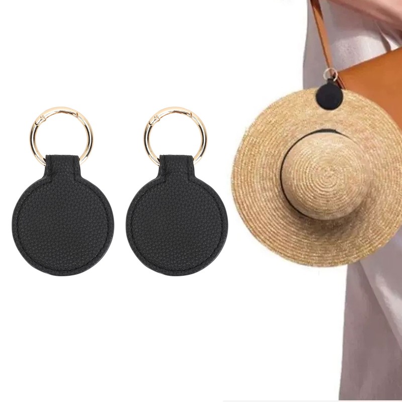 2Pcs Handbag Hat Clip Round Portable Stable Versatile Reliable Stylish