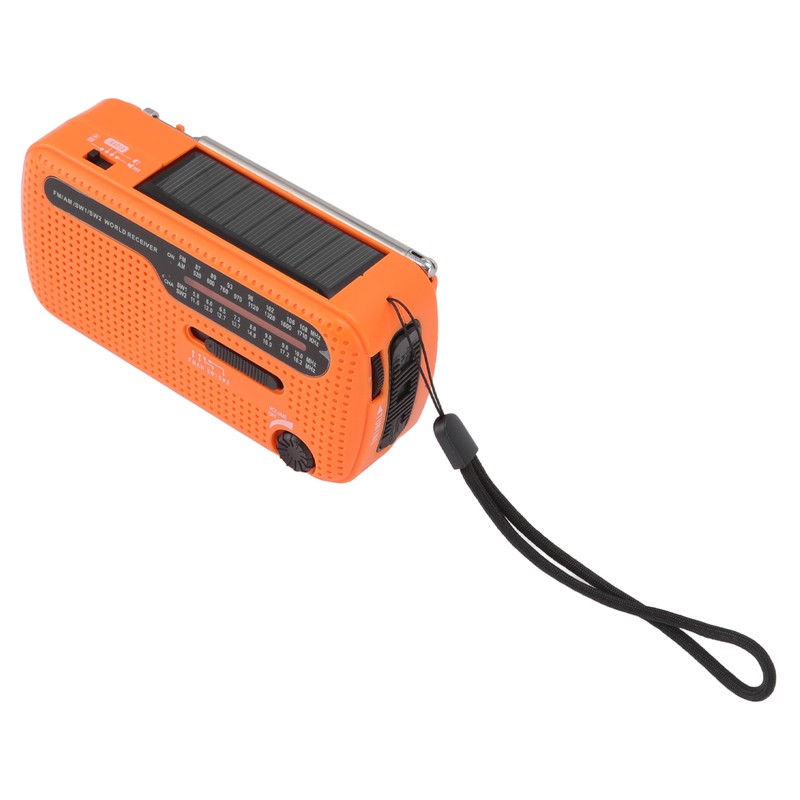 Hand Crank Radio AM FM SW1 SW2 Solar Emergency Weather