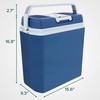 Ivation Electric Cooler & Warmer with Handle | 24 L